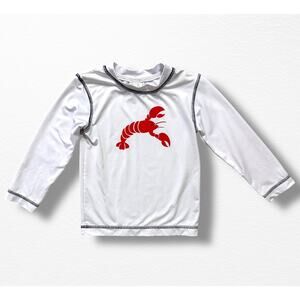 Florence Eiseman Lobster Rashguard Top, Size 4T